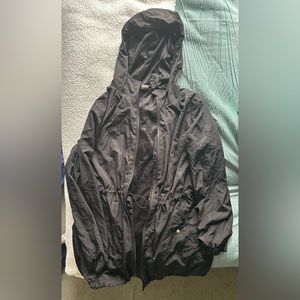 Active long hooded sweater